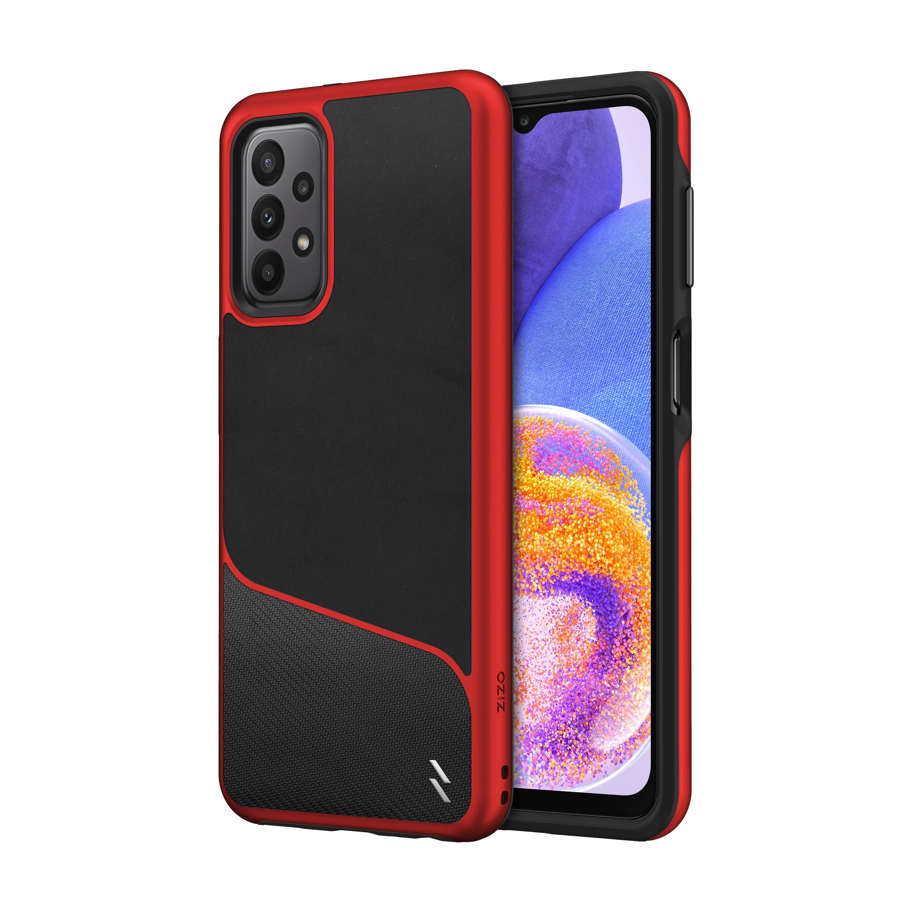 Zizo, ZIZO DIVISION Series Galaxy A23 5G Case - Black & Red